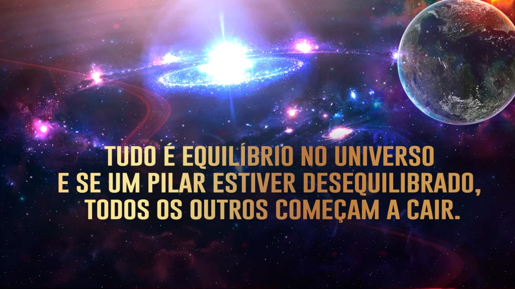 Tudo é equilíbrio no universo - Eu do futuro